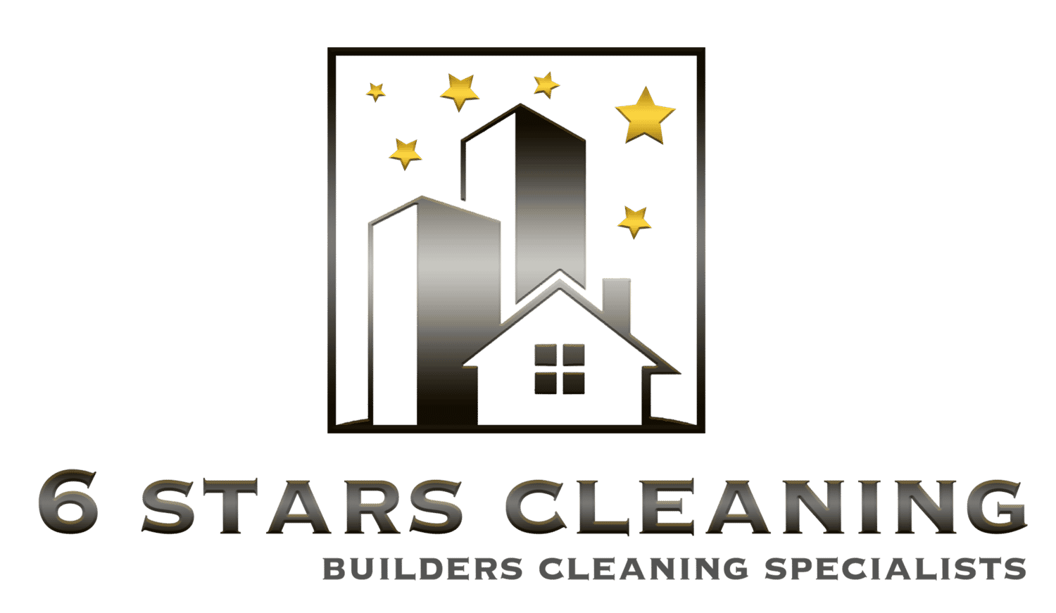 6 Stars Cleaning Logo